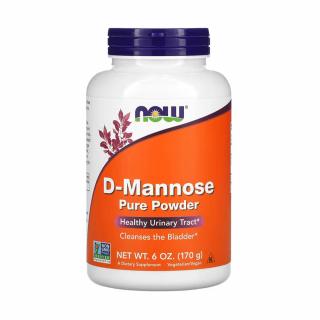 D-Mannose Organic Pure Powder, Now Foods, 170g