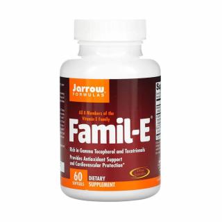 Famil-E (Complex Vitamin E), Jarrow Formulas, 60 softgels