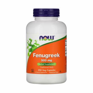 Fenugreek (Schinduf), 500mg, Now Foods, 250 capsule