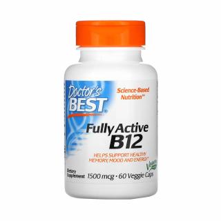 Fully Active B12 (MetilCobalamina) 1500 mcg, Doctor s Best, 60 capsule