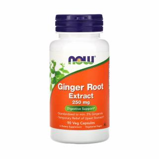 Ginger Root Extract (Ghimbir), 250 mg, Now Foods, 90 capsule