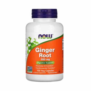 Ginger Root, (Ghimbir) 550mg, Now Foods, 100 capsule