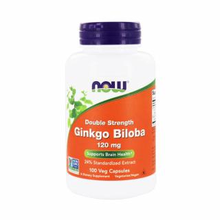 Ginkgo Biloba 120mg, Now Foods, 100 capsule