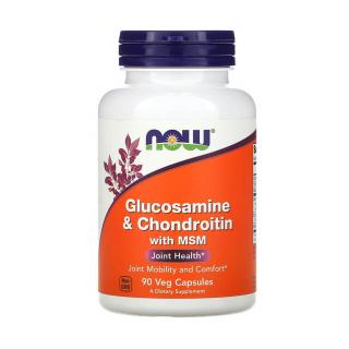 Glucozamina  Condroitina si MSM, (Articulatii) Now Foods, 90 capsule