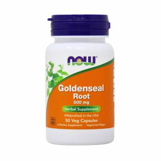 Goldenseal Root (Antibiotic Natural), 500 mg, Now Foods, 50 capsule