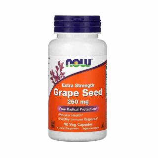 Grape Seed (Extract Seminte Struguri) 250mg, Now Foods, 90 capsule