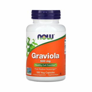 Graviola (Anti-Cancerigen), 500mg, Now Foods, 100 capsule
