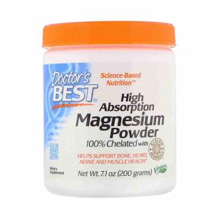 High Absorption Magnesium Chelated, Powder, Doctor s Best, 200g