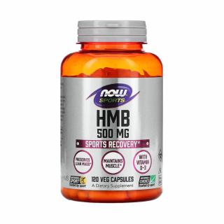 HMB (Recuperare Musculara) 500 mg, NOW Foods, 120 capsule