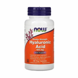 Hyaluronic Acid, 100mg, Now Foods, 60 capsule