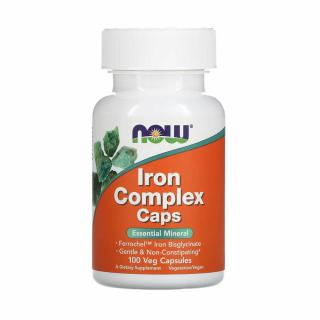 Iron Complex (Fier), Now Foods, 100 capsule