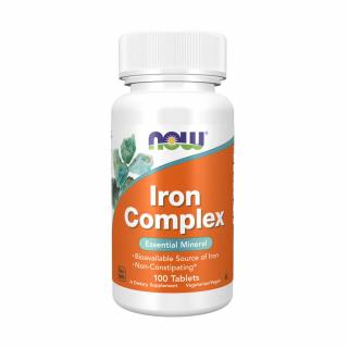 Iron Complex (Fier), Now Foods, 100 tablete