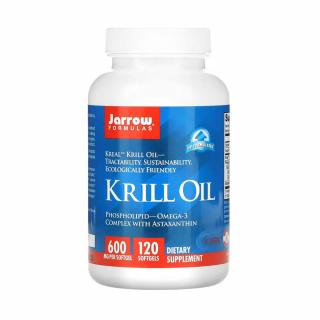 Krill Oil, 600 mg, Jarrow Formulas, 120 softgels