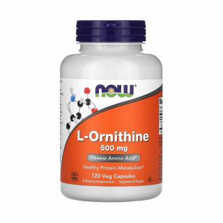 L-Ornithine, 500 mg, Now Foods, 120 capsule