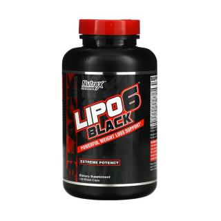 LIPO 6 Black (Arderea Grasimilor), Nutrex Research, 120 Liqui-Caps