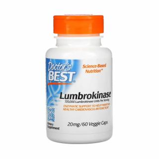 Lumbrokinase (Sanatate Cardiovasculara), 20 mg, Doctor s Best, 60 capsule