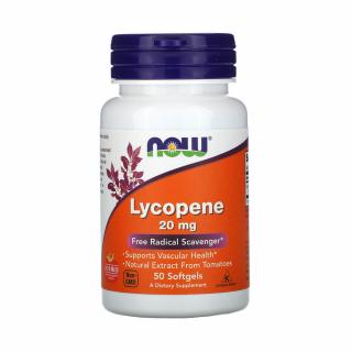 Lycopene (Licopen) 20 mg, Now Foods, 50 softgels