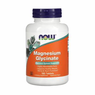 Magnesium Glycinate, Now Foods, 180 tablete