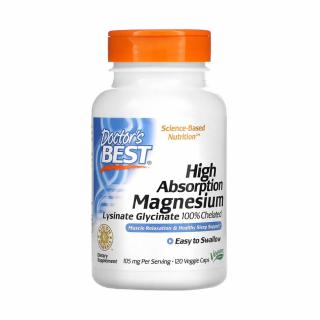 Magnesium Lysinate Glycinate, Doctor s Best, 120 capsule