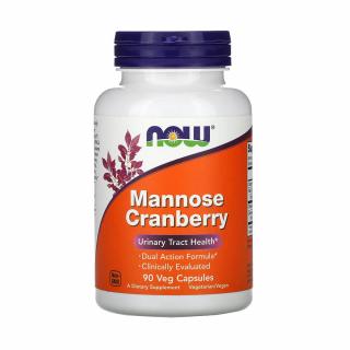 Mannose Cranberry (Sanatatea Tractului Urinar), Now Foods, 90 capsule