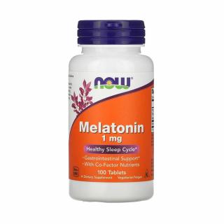 Melatonin (Melatonina) 1 mg, Now Foods, 100 tablete