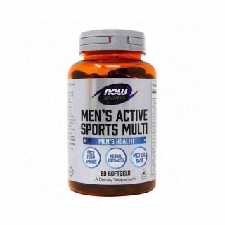 Men s Active Sports Multi Vitamin, Now Foods, 90 softgels