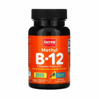 Methyl B-12 (Methylcobalamin), 2500 mcg, Jarrow Formulas, 100 drajeuri