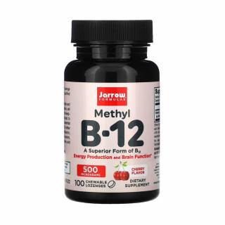 Methyl B-12 (Methylcobalamin), 500 mcg, Jarrow Formulas, 100 drajeuri