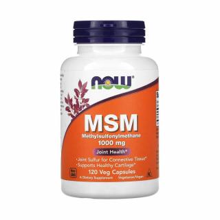 MSM, Methylsulfonylmethane, 1000mg, Now Foods, 120 capsule