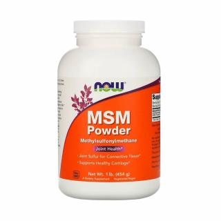 MSM Powder (Metilsulfonilmetan), Now Foods, 454g