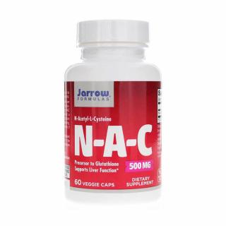 N-A-C (N-Acetyl Cysteine), 500 mg, Jarrow Formulas, 60 capsule