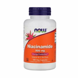 Niacinamide Vitamina B3 (Niacina) 500mg, Now Foods, 100 capsule