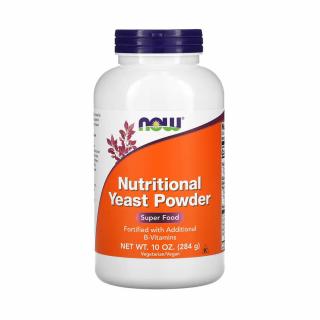 Nutritional Yeast Powder (Drojdie Inactiva Nutritiva), Now Foods, 284g