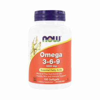 Omega 3-6-9, 1000mg, Now Foods, 100 softgels