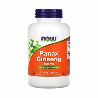 Panax Ginseng (Asian Ginseng), 500mg, Now Foods, 250 capsule