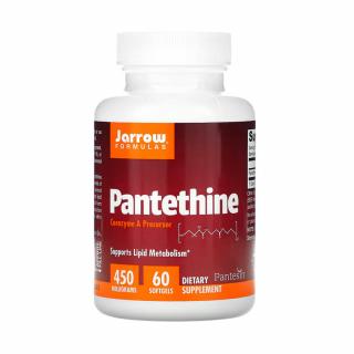 Pantethine (vitamina B5 activa), 450 mg, Jarrow Formulas, 60 softgels