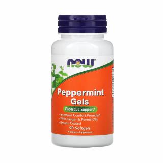 Peppermint Gels with Ginger  Fennel Oils, Now Foods, 90 softgels