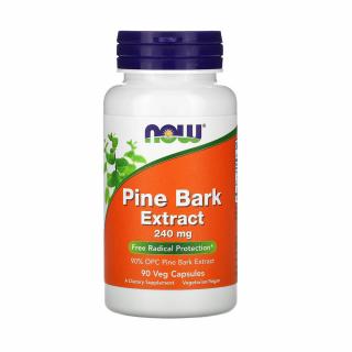 Pine Bark Extract with Green Tea, 240 mg, Now Foods, 90 capsule