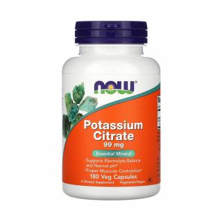 Potassium Citrate (Potasiu), 99mg, Now Foods, 180 capsule