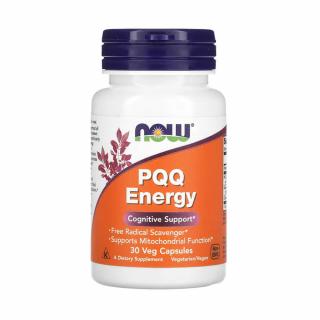 PQQ Energy 20mg with B12 and CoQ10, Now Foods, 30 capsule