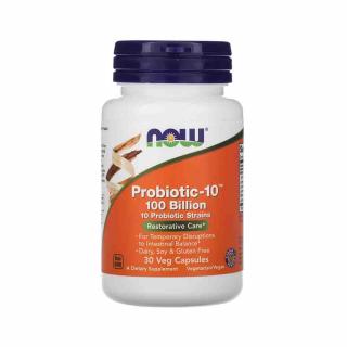 Probiotic-10 (Probiotice), 100 Billion, Now Foods, 30 capsule