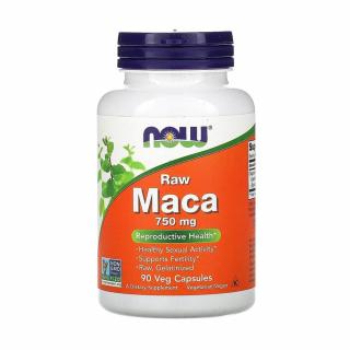 Raw MACA, 750mg, Now Foods, 90 capsule