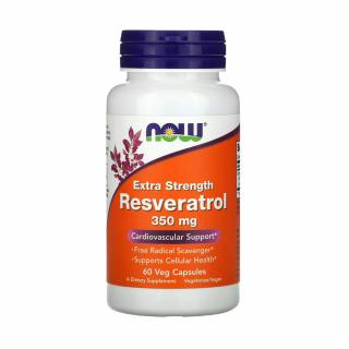 Resveratrol Extra Strength, 350 mg, Now Foods, 60 capsule