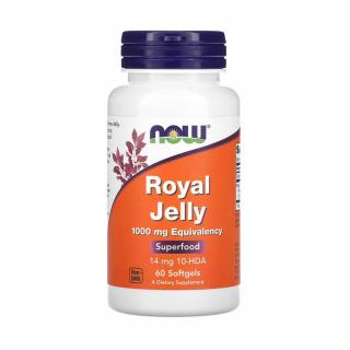 Royal Jelly (Laptisor de Matca), 1000 mg Now Foods, 60 softgels