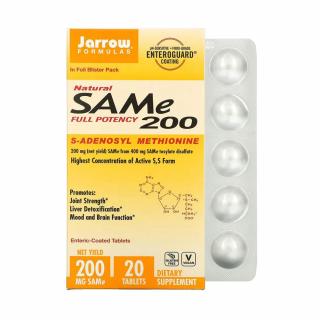 SAMe 200 (S-Adenozilmetionina), 200 mg, Jarrow Formulas, 20 tablete