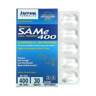 SAMe 400 (S-Adenozilmetionina), 400 mg, Jarrow Formulas, 30 tablete