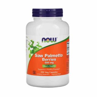 Saw Palmetto Berries (Prostata), 550mg, Now Foods, 250 capsule