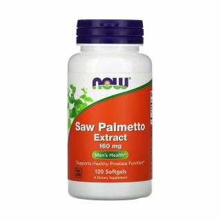 Saw Palmetto Extract, 160 mg, NOW Foods, 120 softgels