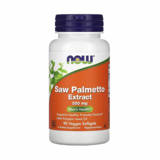 Saw Palmetto Extract with Pumpkin Seed Oil, Now Foods, 90 softgels