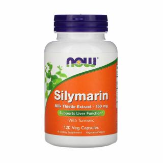 Silimarina, Milk Thistle Extract with Turmeric, 150 mg, Now Foods, 120 capsule